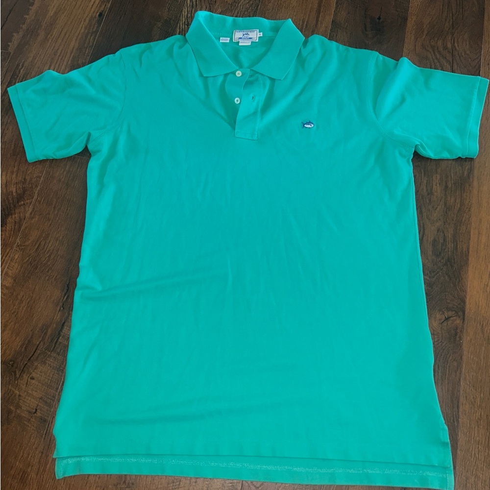 Southern Tide Vibrant Teal Polo Shirt